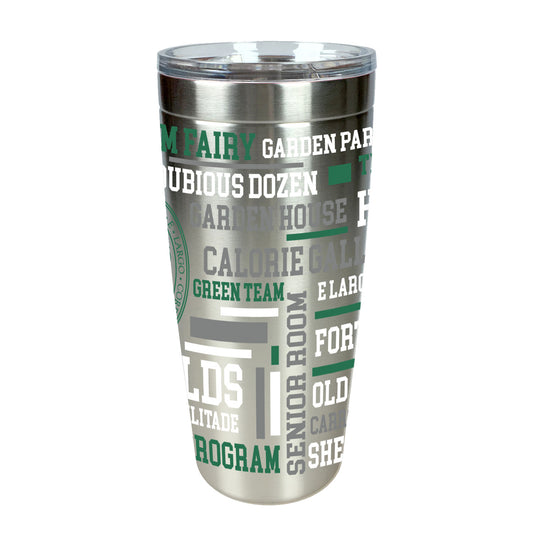 20 oz Double-Wall Insulated Word Tumbler, Stainless Steel
